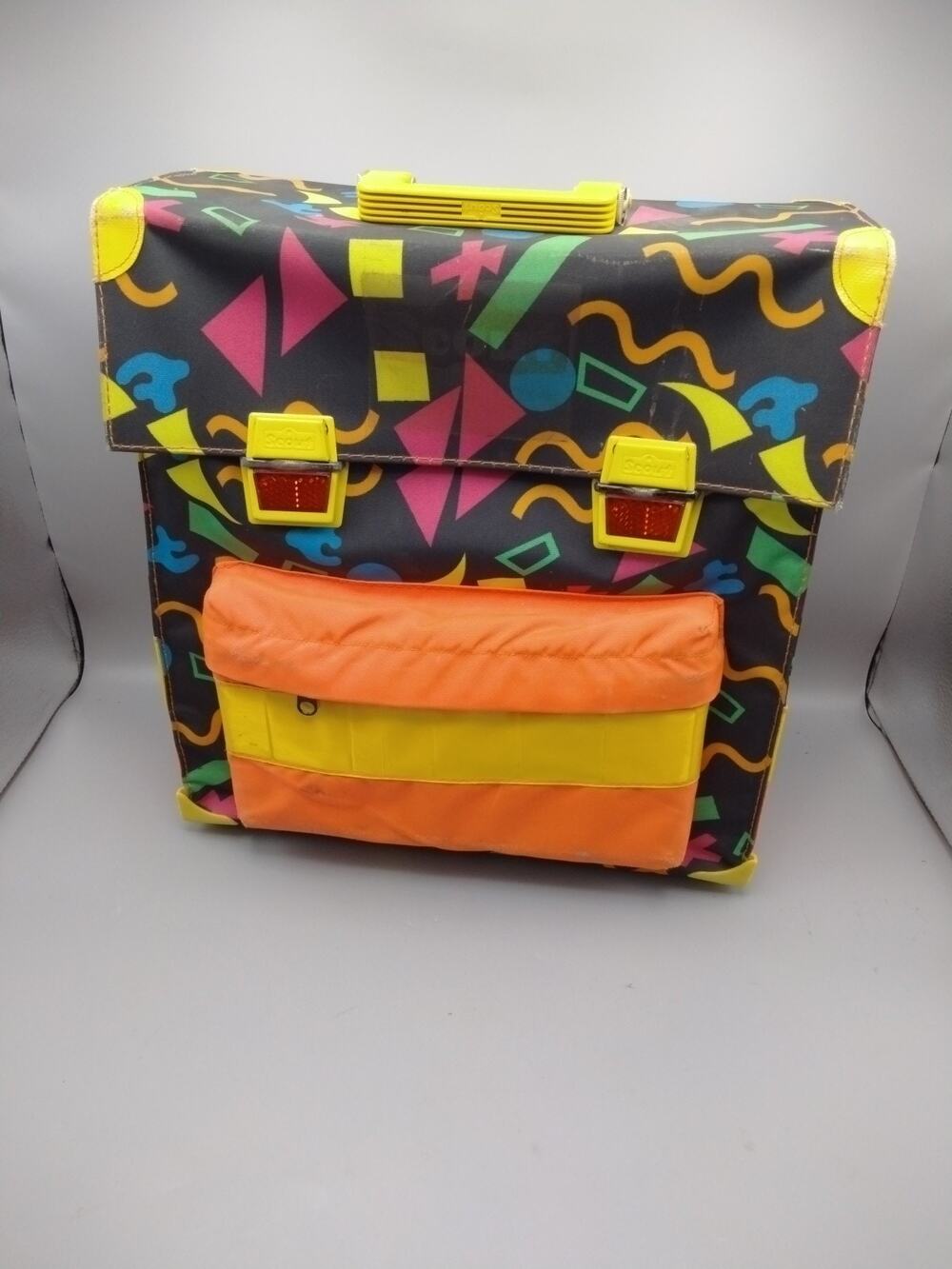 Vintage 1980s SternJakob Scout 2 Backpack Black Funky Retro